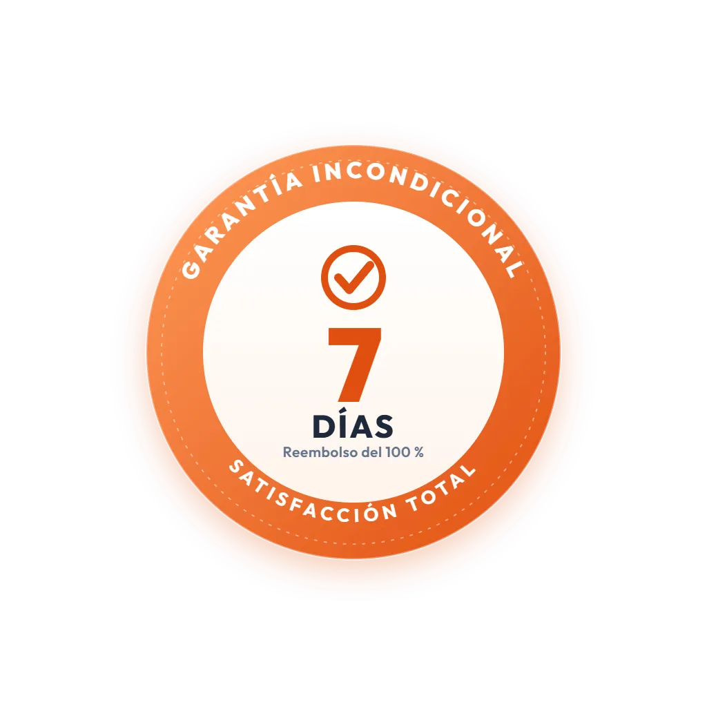 Sello de garantía incondicional de 7 días